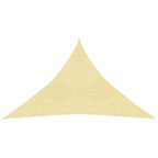 Vidaxl zonnezeil 160 g m² 3x3x4,2 m hdpe beige