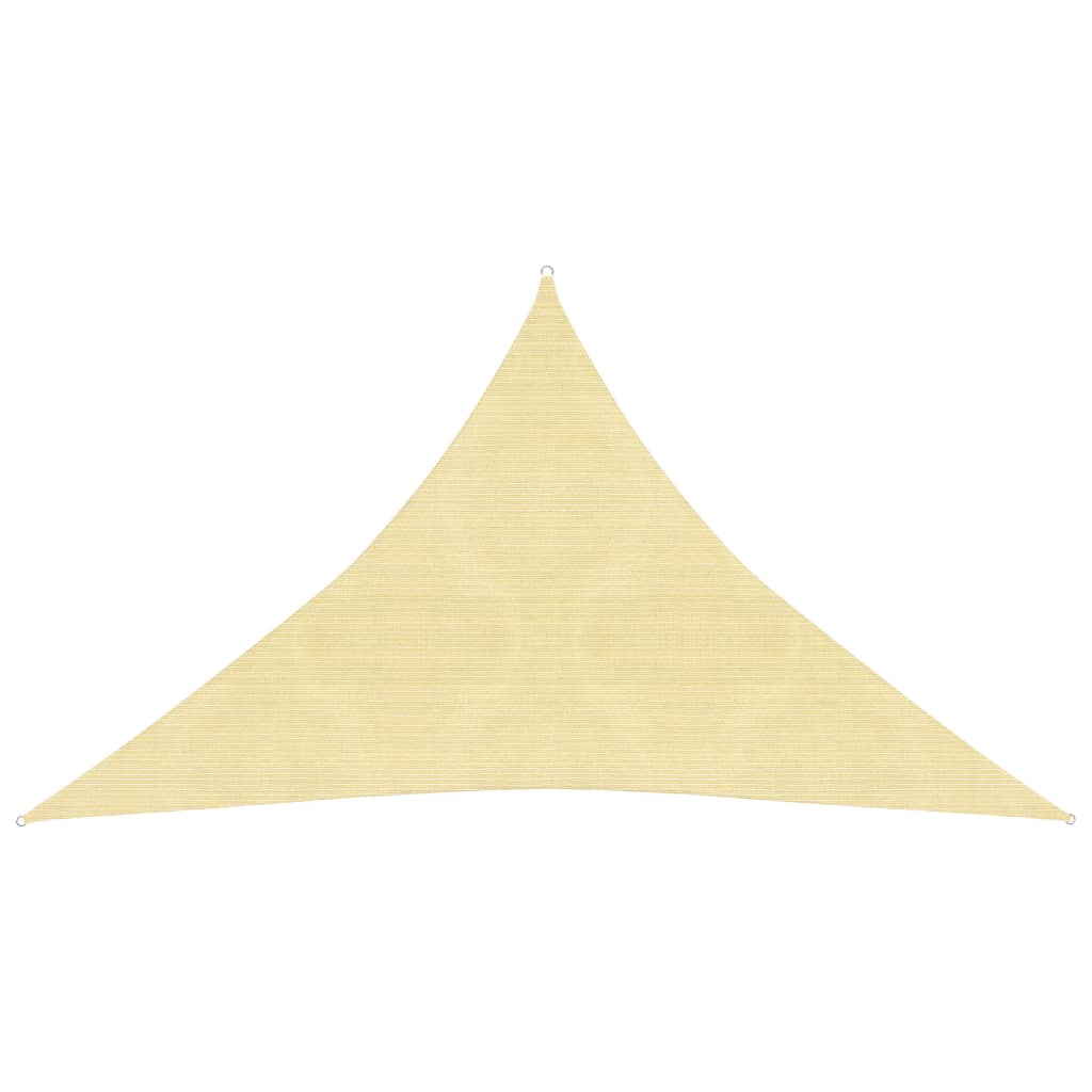 Vidaxl zonnezeil 160 g m² 3x3x4,2 m hdpe beige