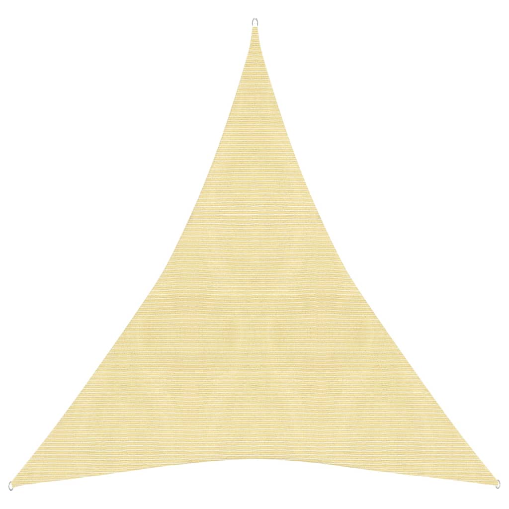 Vidaxl zonnezeil 160 g m² 3x4x4 m hdpe beige