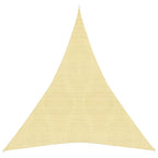 Vidaxl zonnezeil 160 g m² 3x4x4 m hdpe beige