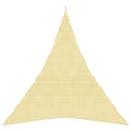 Vidaxl zonnezeil 160 g m² 4x5x5 m hdpe beige