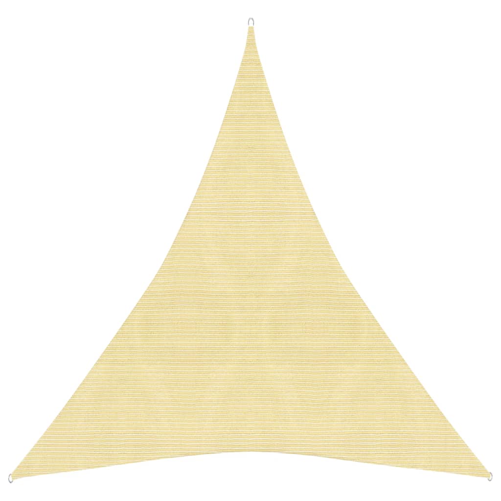 Vidaxl zonnezeil 160 g m² 4x5x5 m hdpe beige