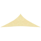 Vidaxl zonnezeil 160 g m² 4x5x5 m hdpe beige