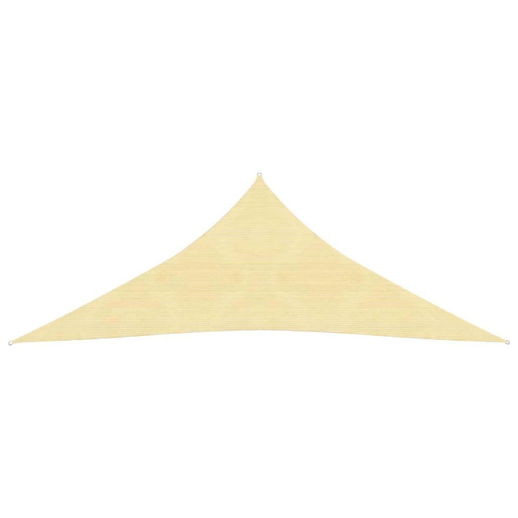 Vidaxl zonnezeil 160 g m² 4x5x5 m hdpe beige