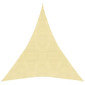 Vidaxl zonnezeil 160 g m² 5x7x7 m hdpe beige