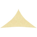 Vidaxl zonnezeil 160 g m² 5x5x6 m hdpe beige