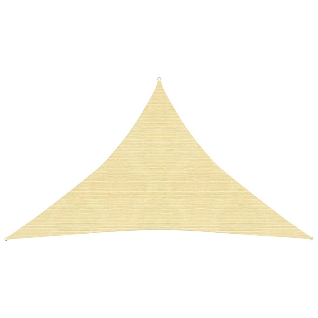 Vidaxl zonnezeil 160 g m² 5x5x6 m hdpe beige