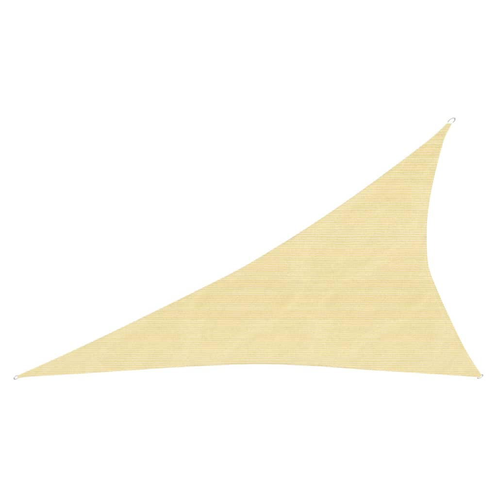 Vidaxl zonnezeil 160 g m² 4x5x6,8 m hdpe beige