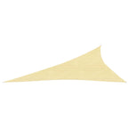 Vidaxl zonnezeil 160 g m² 4x5x6,8 m hdpe beige