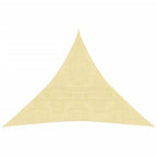 Vidaxl zonnezeil 160 g m² 6x6x6 m hdpe beige