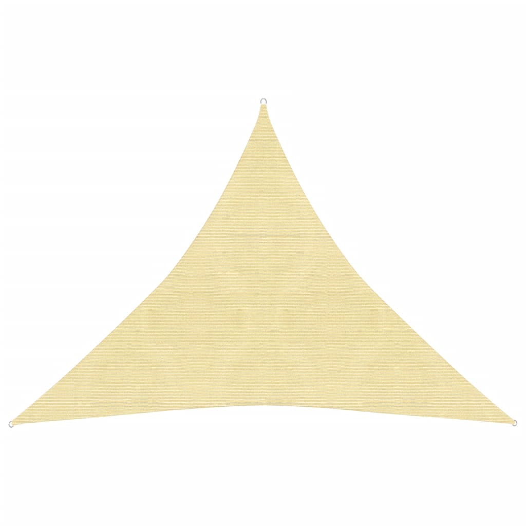 Vidaxl zonnezeil 160 g m² 6x6x6 m hdpe beige