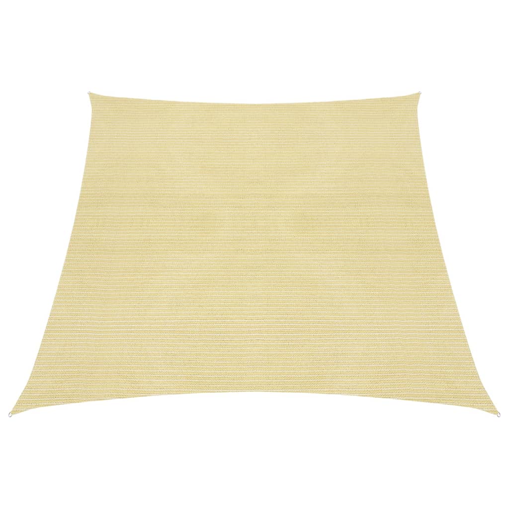 Vidaxl zonnezeil 160 g m² 4 5x4 m hdpe beige