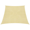 Vidaxl zonnezeil 160 g m² 4 5x4 m hdpe beige