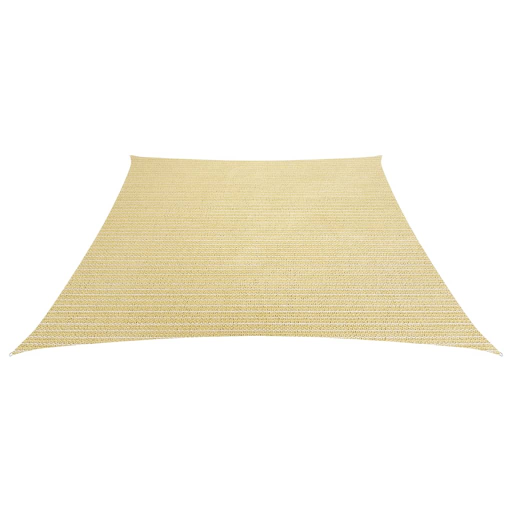 Vidaxl zonnezeil 160 g m² 4 5x4 m hdpe beige