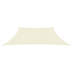 Vidaxl zonnezeil 160 g m² 4 5x4 m hdpe crèmekleurig