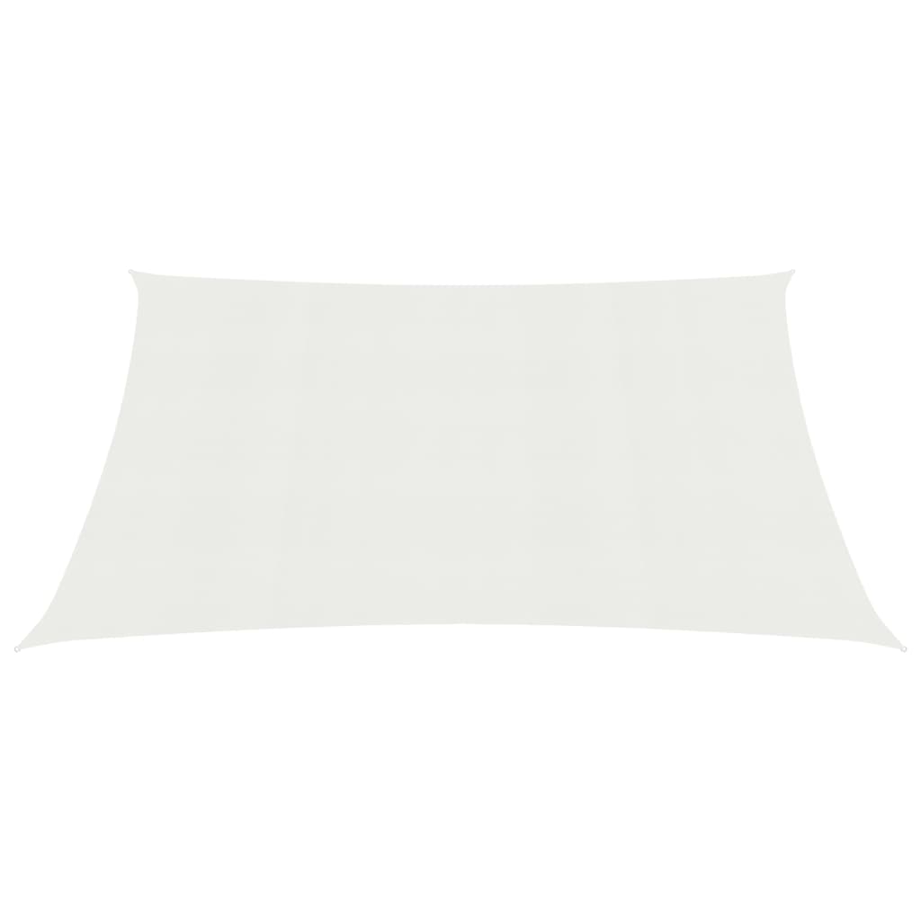 Vidaxl zonnezeil 160 g m² 2,5x3 m hdpe wit