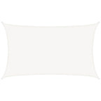 Vidaxl zonnezeil 160 g m² 5x8 m hdpe wit