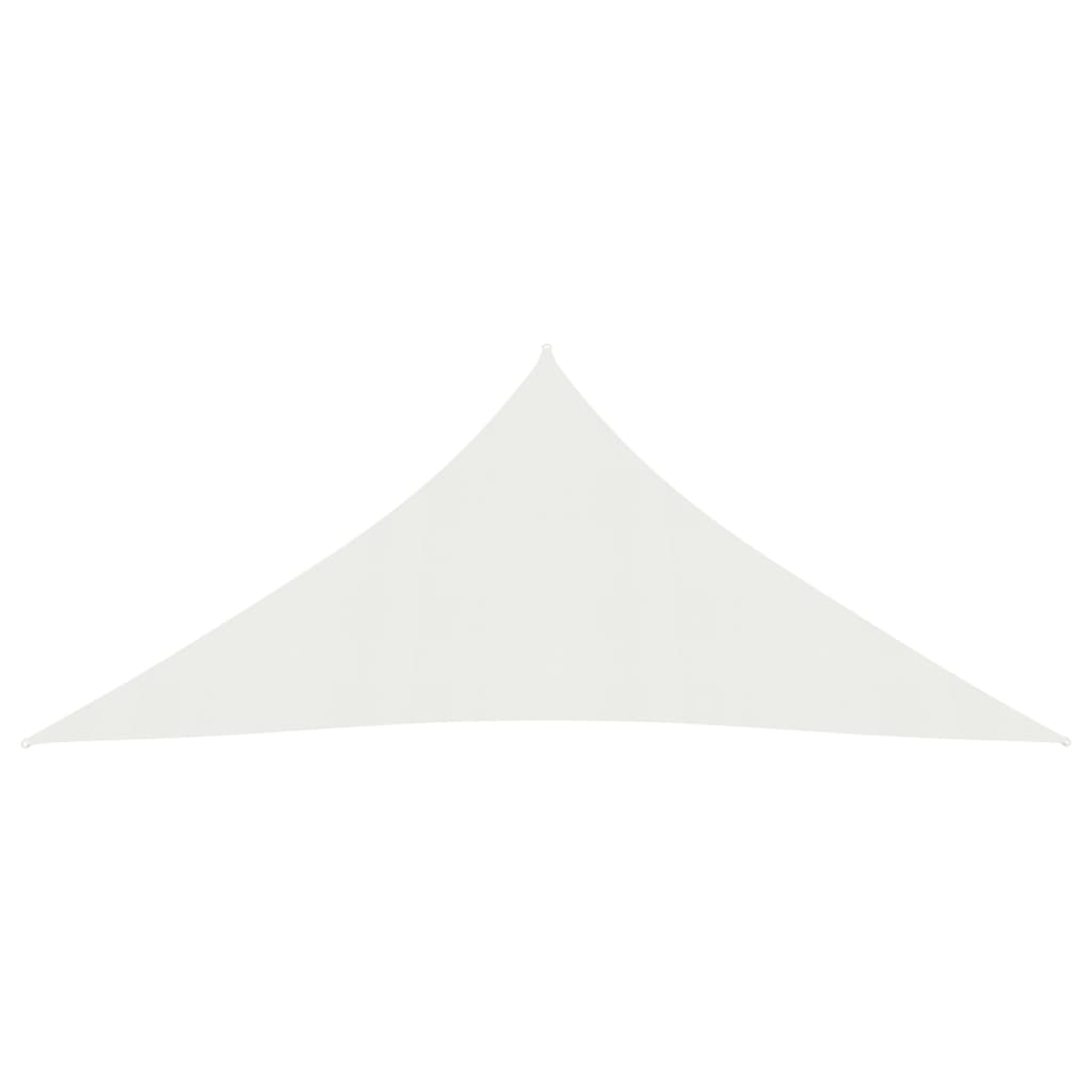 Vidaxl zonnezeil 160 g m² 5x7x7 m hdpe wit