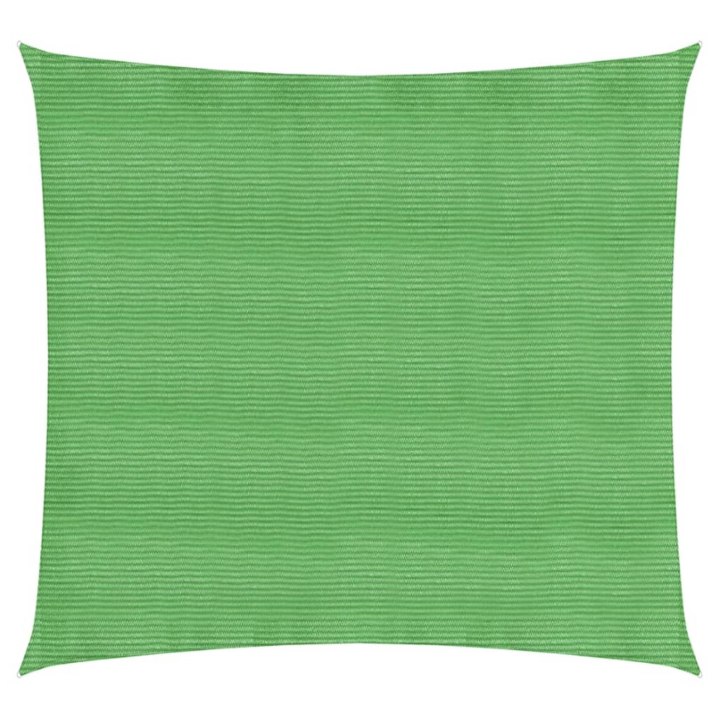 Vidaxl zonnezeil 160 g m² 5x5 m hdpe lichtgroen