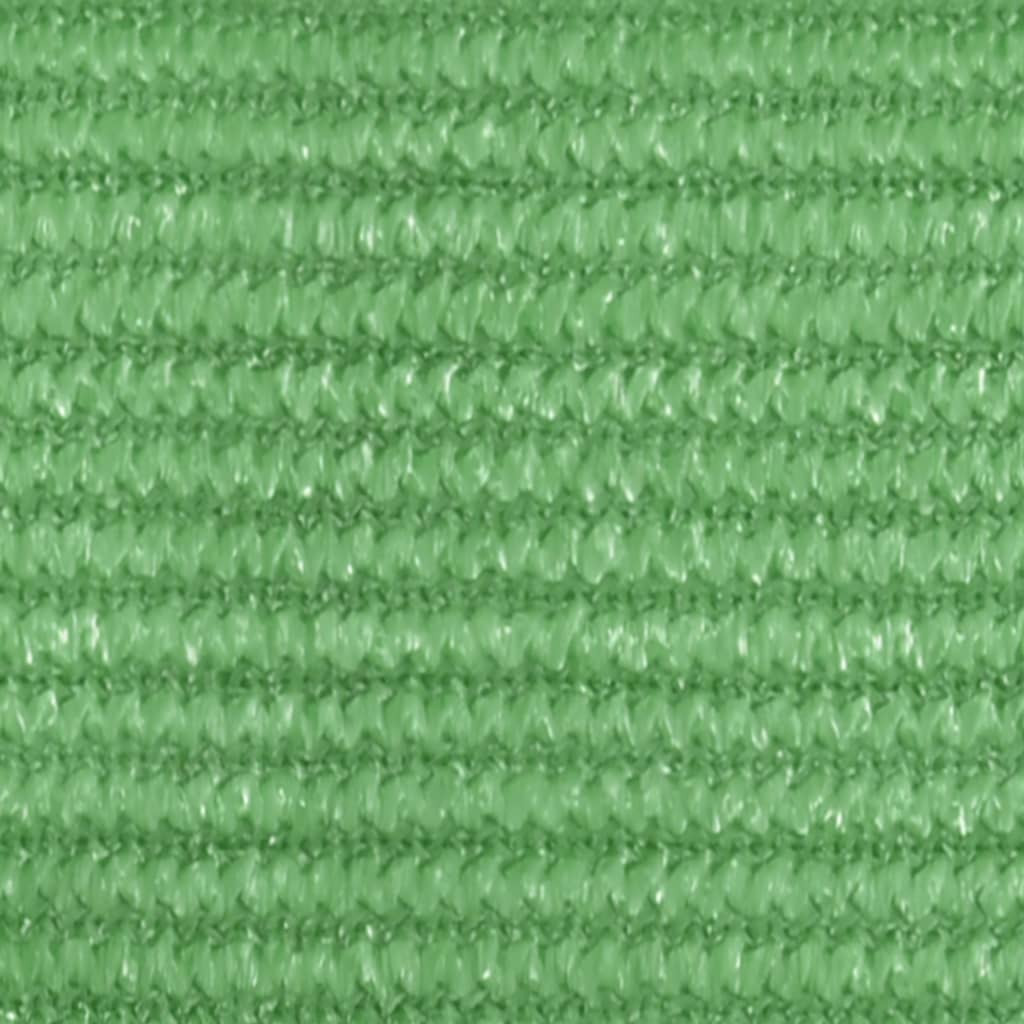 Vidaxl zonnezeil 160 g m² 5x5 m hdpe lichtgroen