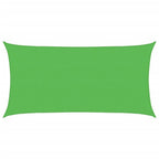 Vidaxl zonnezeil rechthoekig 160 g m² 2x3,5 m hdpe lichtgroen