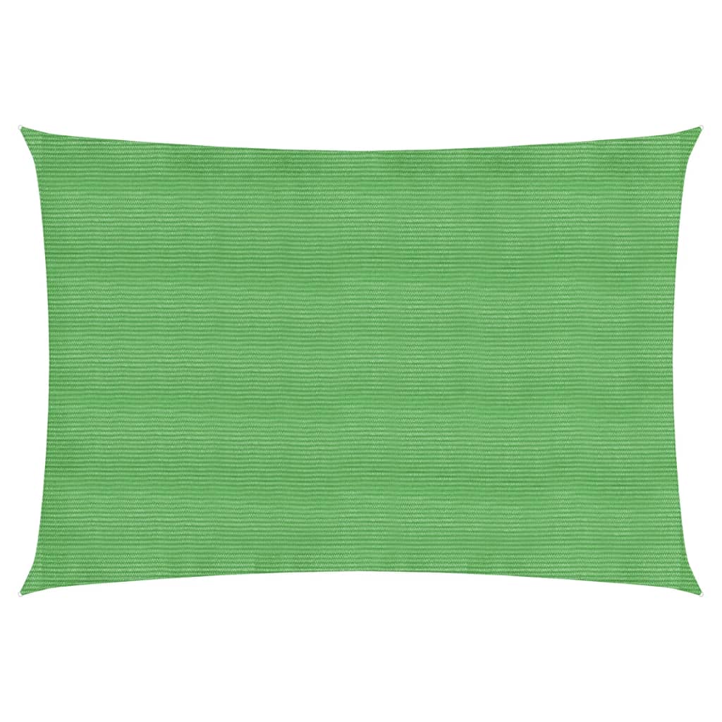 Vidaxl zonnezeil 160 g m² 2x4 m hdpe lichtgroen