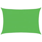 Vidaxl zonnezeil 160 g m² 5x7 m hdpe lichtgroen