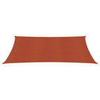 VidaXL Zonnezeil 160 g m² 2x4 m HDPE terracottakleurig