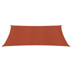 VidaXL Zonnezeil 160 g m² 4x6 m HDPE terracottakleurig