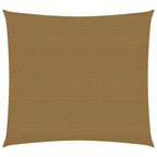 VidaXL Zonnezeil 160 g m² 3,6x3,6 m HDPE taupe