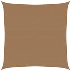 Vidaxl zonnezeil 160 g m² 4x4 m hdpe taupe