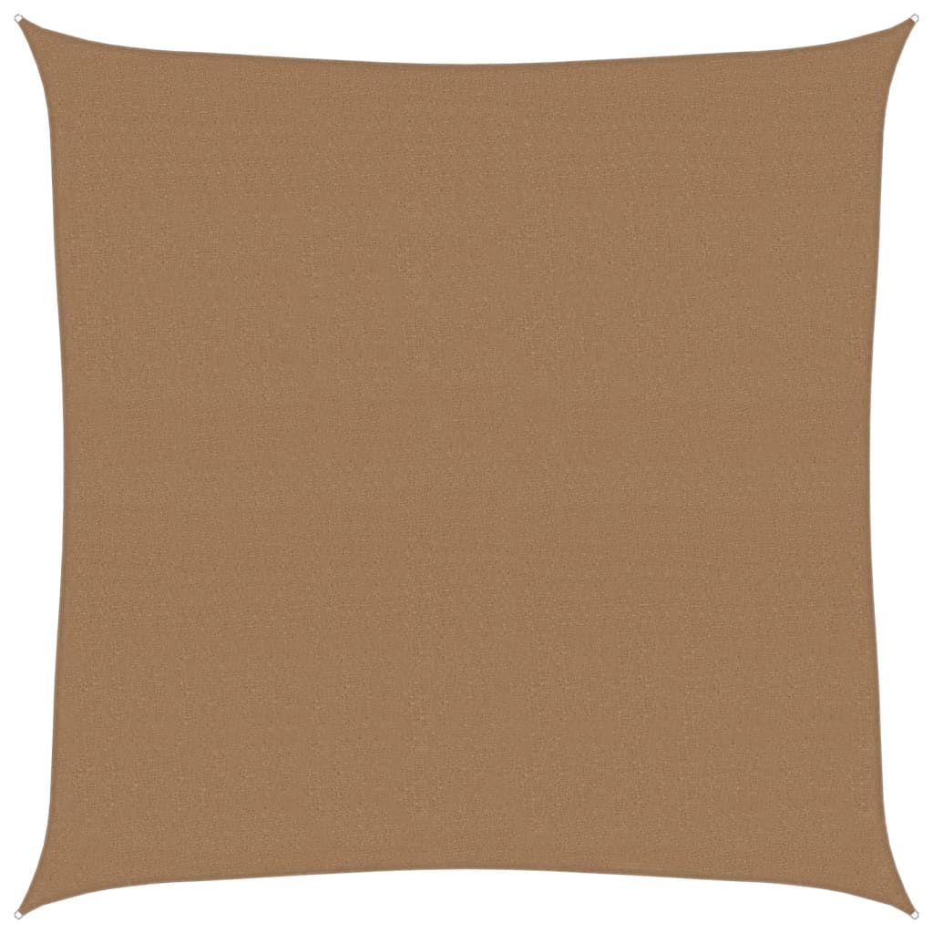 Vidaxl zonnezeil 160 g m² 4x4 m hdpe taupe