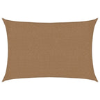 Vidaxl zonnezeil 160 g m² 2x2,5 m hdpe taupe