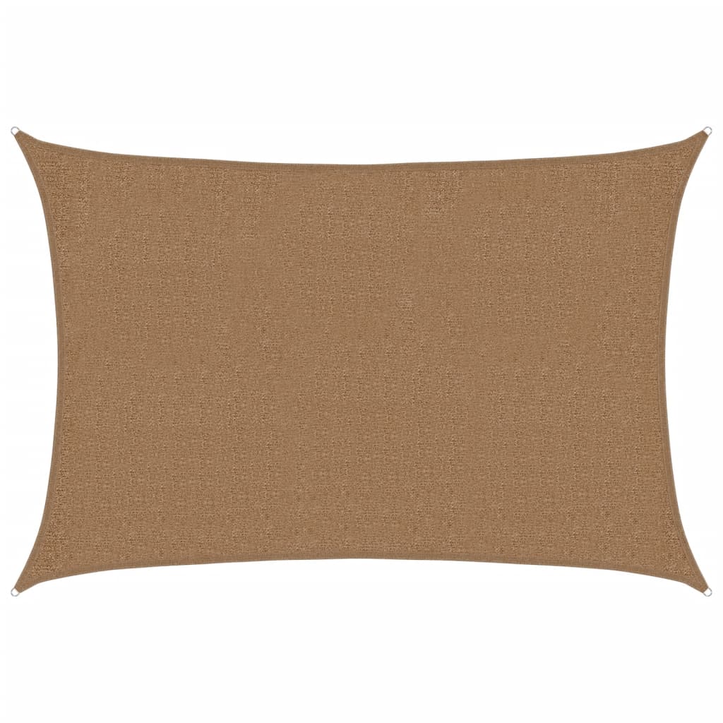 Vidaxl zonnezeil 160 g m² 2x3 m hdpe taupe
