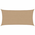 Vidaxl zonnezeil 160 g m² 2x4 m hdpe taupe