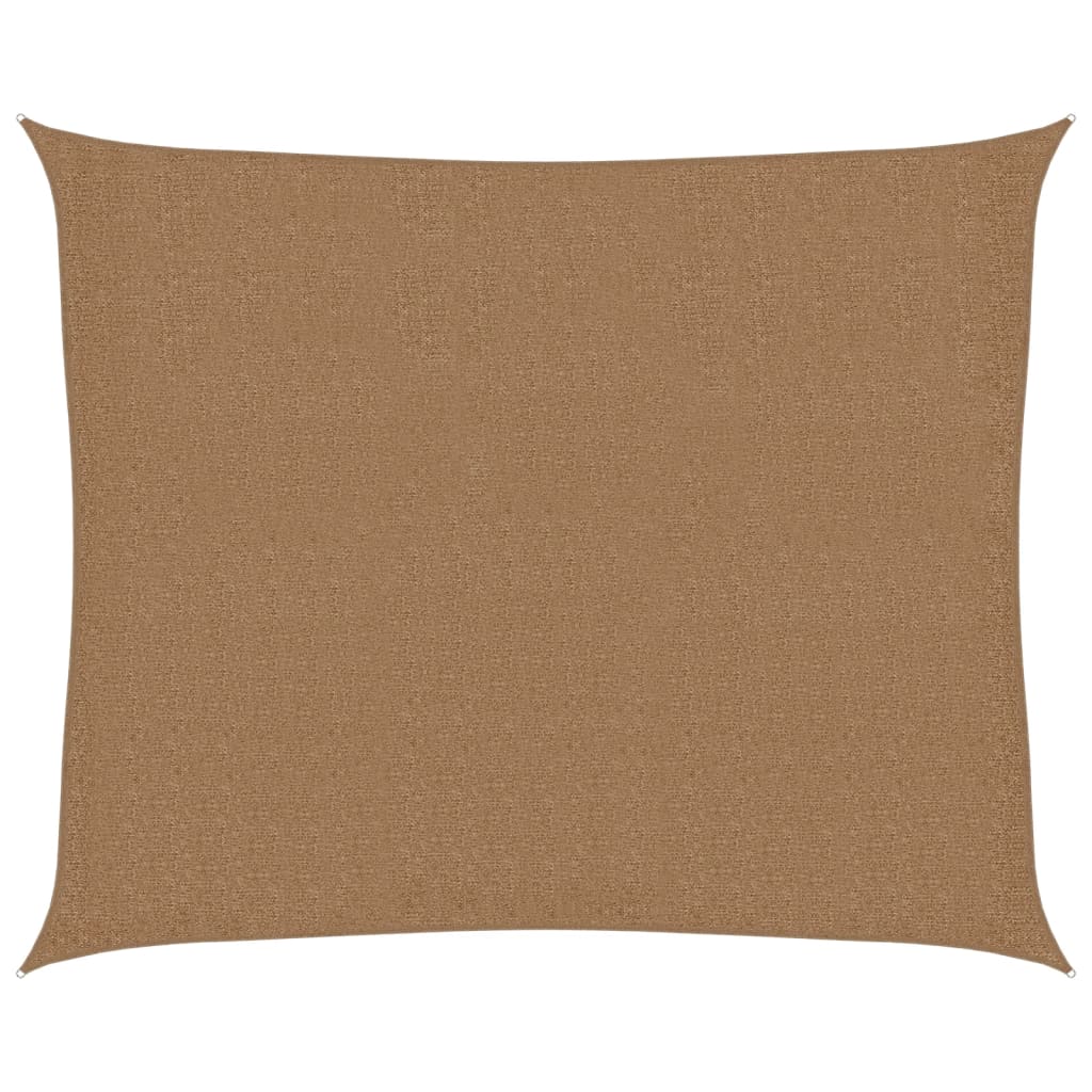 Vidaxl zonnezeil 160 g m² 2,5x3 m hdpe taupe