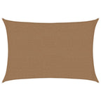Vidaxl zonnezeil 160 g m² 2,5x3,5 m hdpe taupe