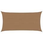 Vidaxl zonnezeil 160 g m² 2,5x5 m hdpe taupe