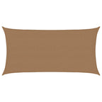 VidaXL Zonnezeil 160 g m² 4x7 m HDPE taupe