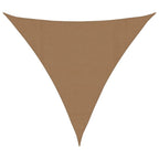 Vidaxl zonnezeil 160 g m² 4x4x4 m hdpe taupe