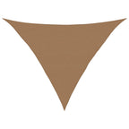 Vidaxl zonnezeil 160 g m² 5x5x6 m hdpe taupe