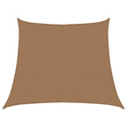 Vidaxl zonnezeil 160 g m² 3 4x3 m hdpe taupe