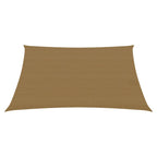 VidaXL Zonnezeil 160 g m² 4 5x3 m HDPE taupe