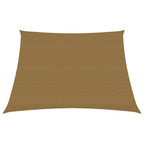 VidaXL Zonnezeil 160 g m² 4 5x4 m HDPE taupe