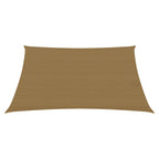 VidaXL Zonnezeil 160 g m² 4 5x4 m HDPE taupe