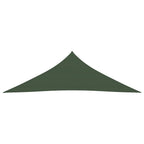 VidaXL Zonnezeil 160 g m² 2,5x2,5x3,5 m HDPE donkergroen