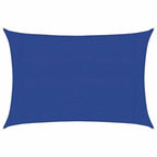 Vidaxl zonnezeil 160 g m² rechthoekig 3x4 m hdpe blauw