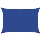 Vidaxl zonnezeil 160 g m² rechthoekig 3x5 m hdpe blauw