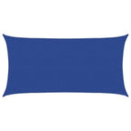 Vidaxl zonnezeil 160 g m² rechthoekig 3x6 m hdpe blauw