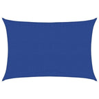 Vidaxl zonnezeil 160 g m² rechthoekig 3,5x4,5 m hdpe blauw